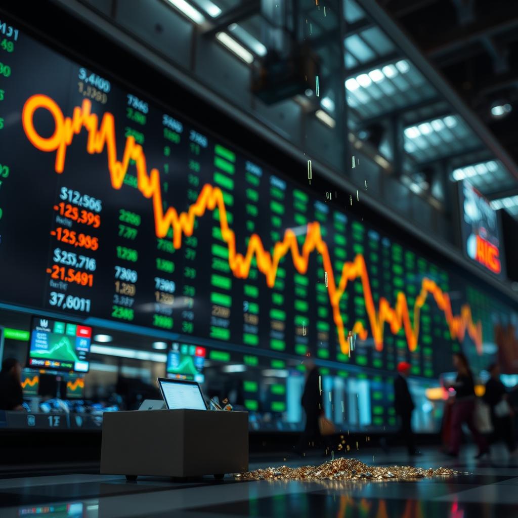 The stock market is dipping today over fears of the increasing U.S. debt.