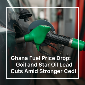 Relief at the Pump: Fuel Costs Fall with Cedi Rally and Stable Oil Output