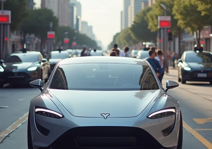 Robot taxis are coming in June from Tesla, but their stock shows now excitement.
