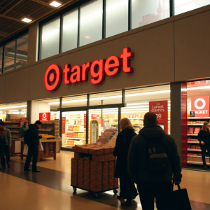 Target's stock is climbing fast after it already jumped on Friday.