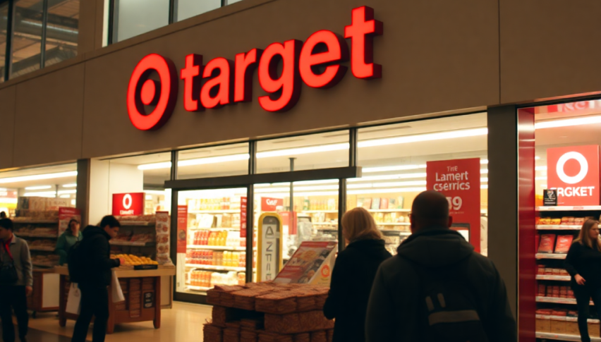 Target's stock is climbing fast after it already jumped on Friday.