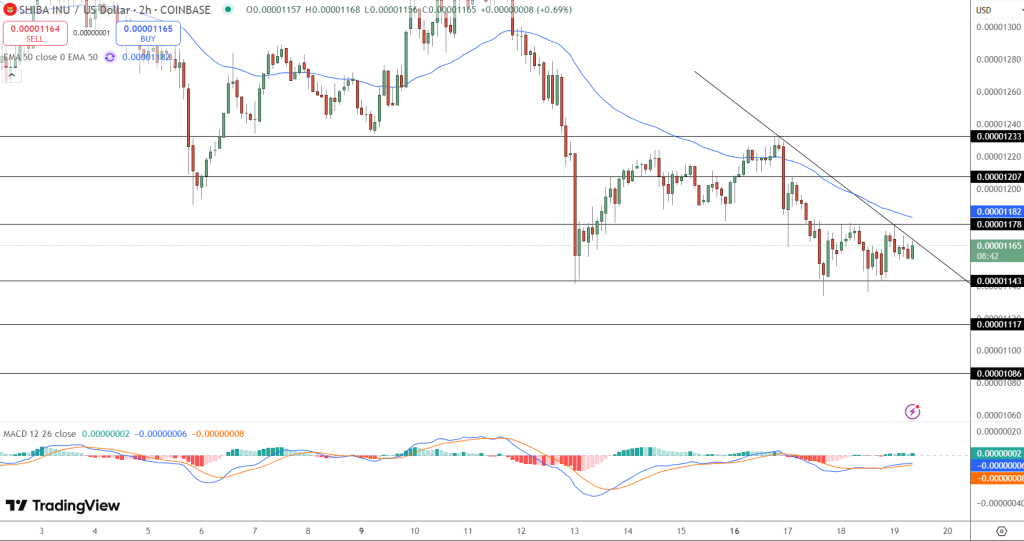 Shib Price Chart - Source: Tradingview