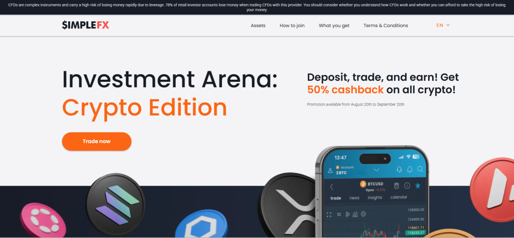 SimpleFX Unregulated Forex Broker