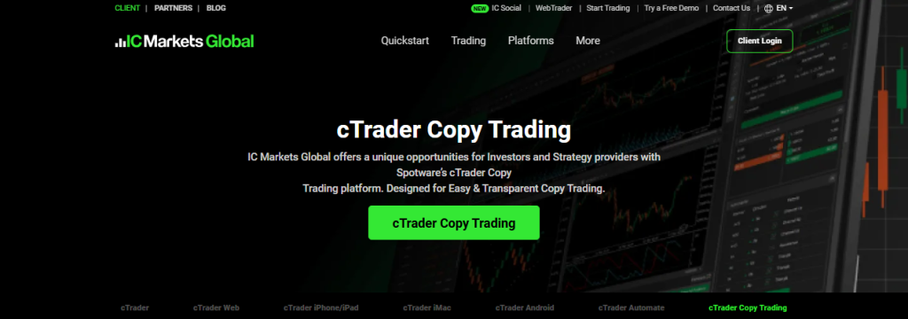 cTrader Copy Trading cTrader Copy Trading