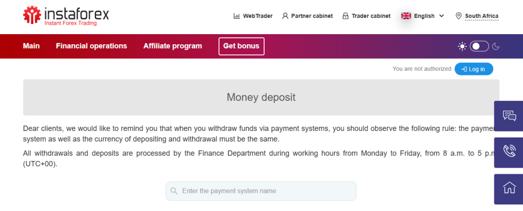 Deposit Options and Withdrawal Methods Deposit Options and Withdrawal Methods