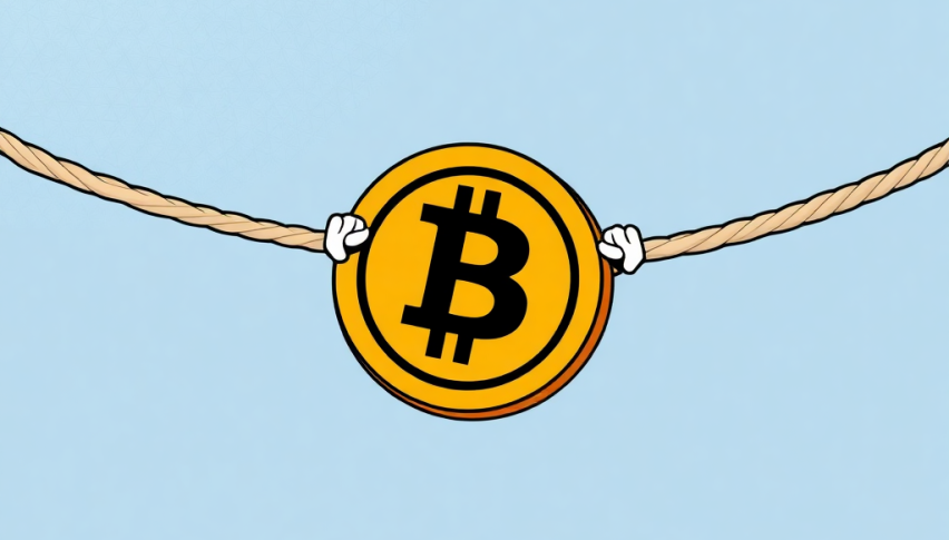 Bitcoin is not slipping form its new high point.