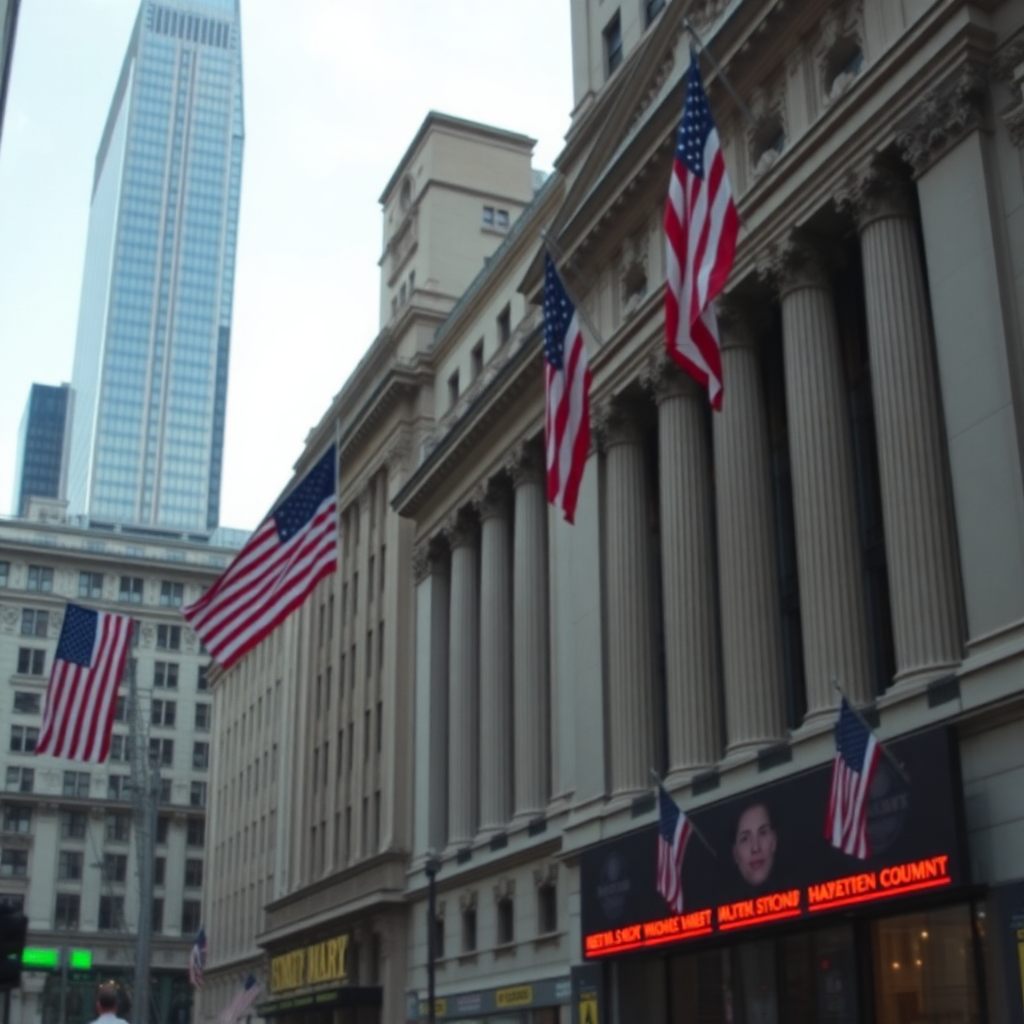 The stock market is close to some record highs today.