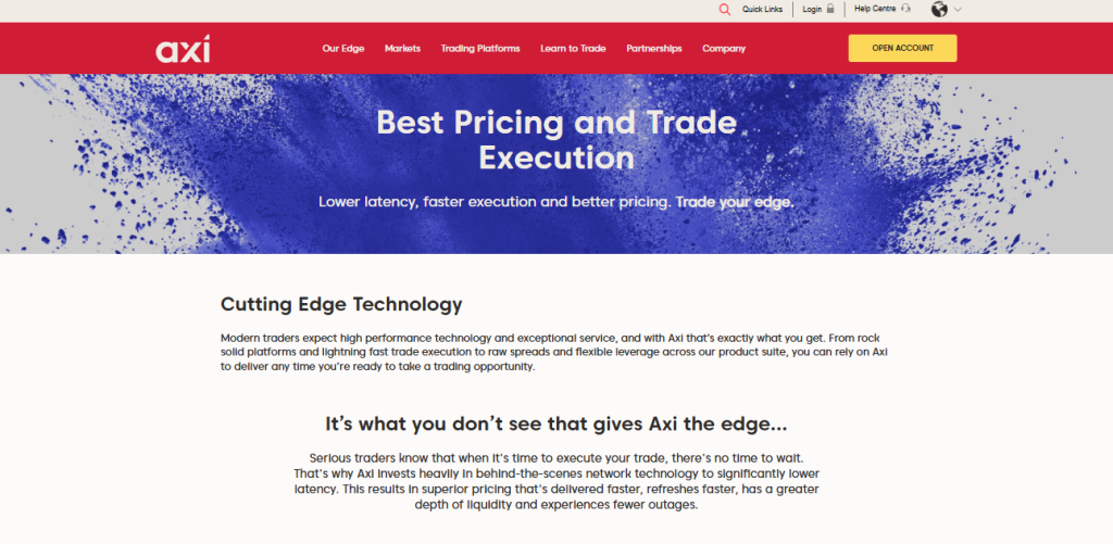 Lightning-Fast Execution and Low-Cost Trading Lightning-Fast Execution and Low-Cost Trading