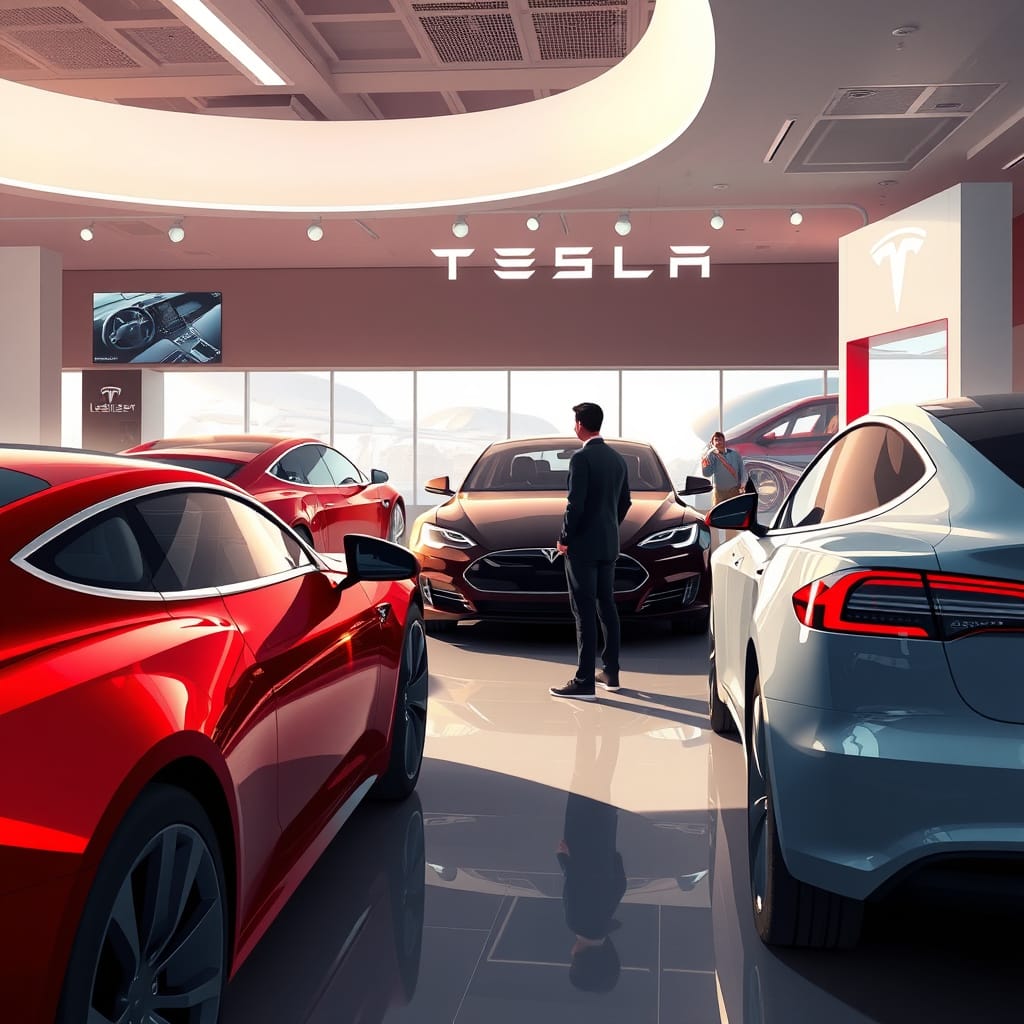 Tesla stock has fallen sharply.