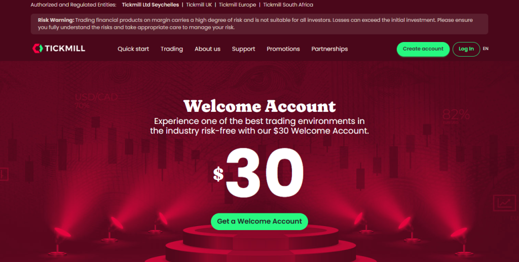 $30 Welcome Account $30 Welcome Account