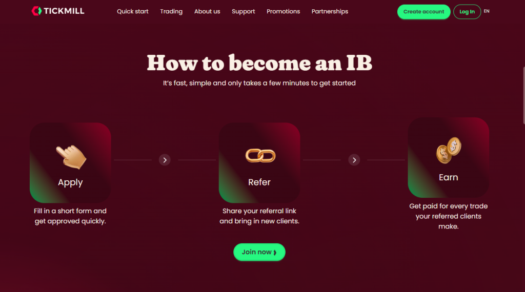 Partner Up with Tickmill Partner Up with Tickmill