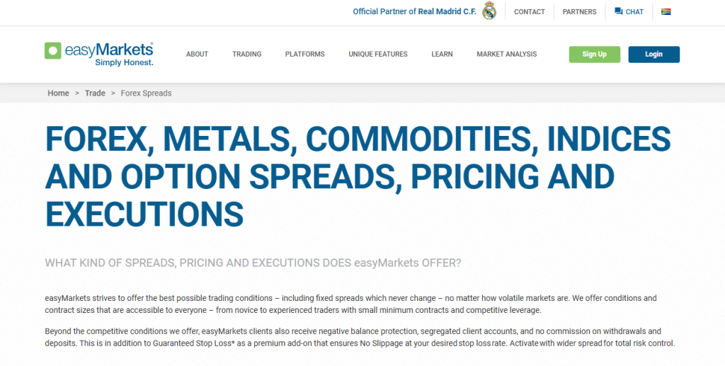 Fees, Spreads, and Commission Fees, Spreads, and Commission