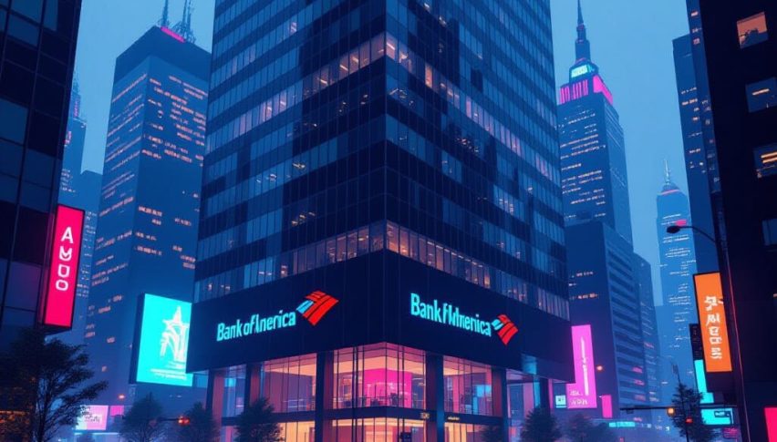 Bank of America fell below expectations on revenue for the previous quarter.