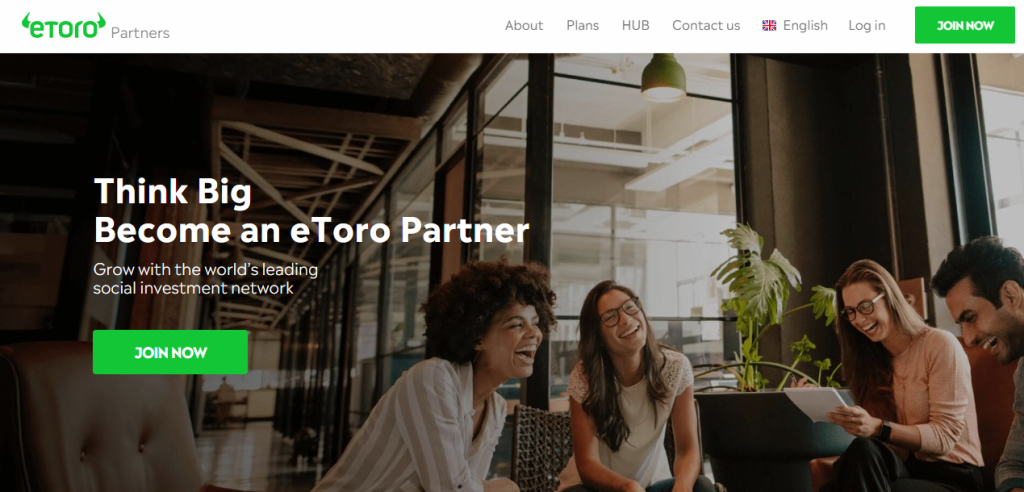 Partner with eToro