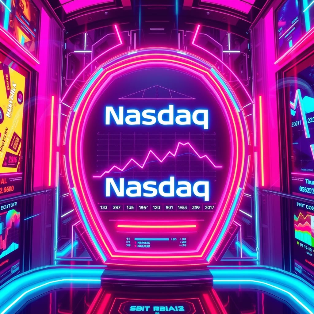 Nasdaq trended upward on Wednesday, along with the other market indices.