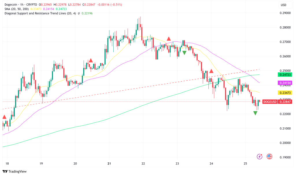 Dogecoin Eyes $0.29 Breakout as Bit Origin's $40.5M Treasury Purchase Signals Institutional Confidence