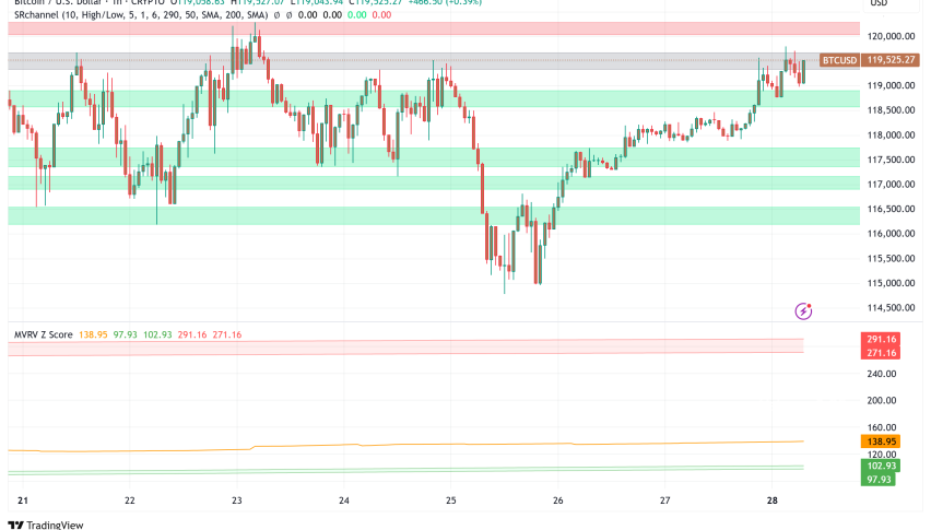 Bitcoin Consolidates Above $119K, Analysts Eye $130K Target Amid Heightened Volatility