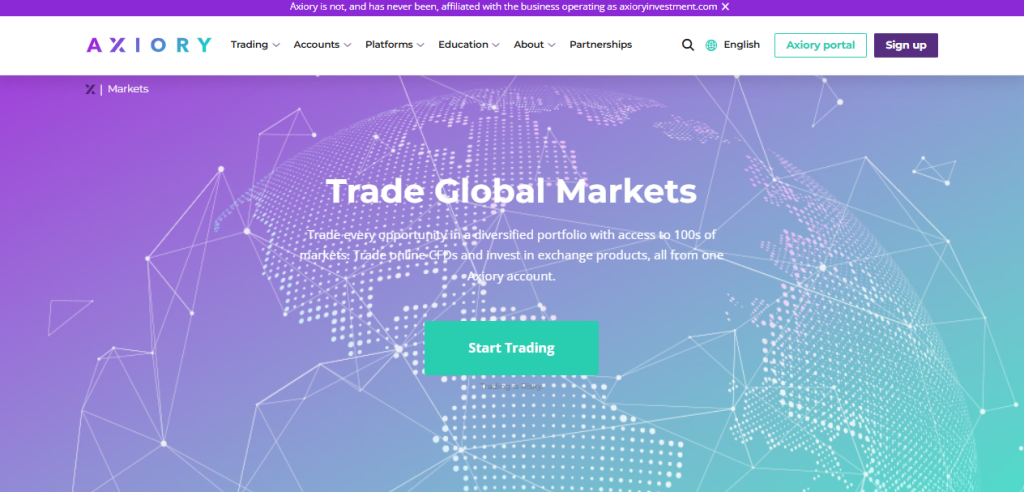 Markets available for Trade Markets available for Trade