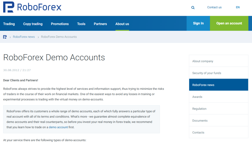 Demo Account Demo Account