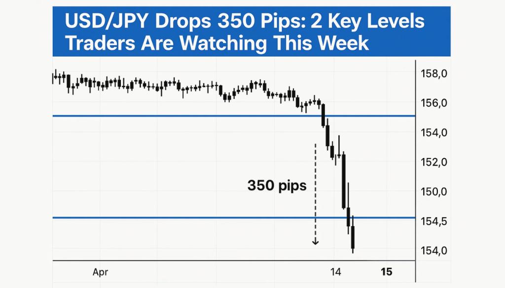 USD/JPY Drops 350 Pips: 2 Key Levels Traders Are Watching