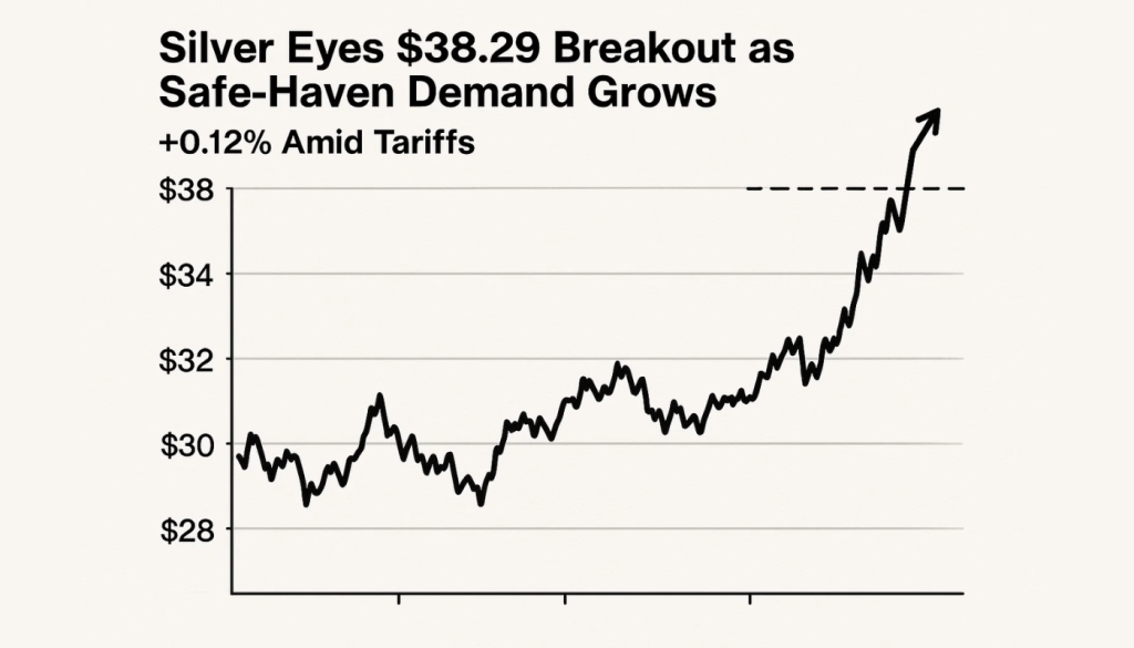 Silver Eyes $38.29 Breakout as Safe-Haven Demand Grows 0.12