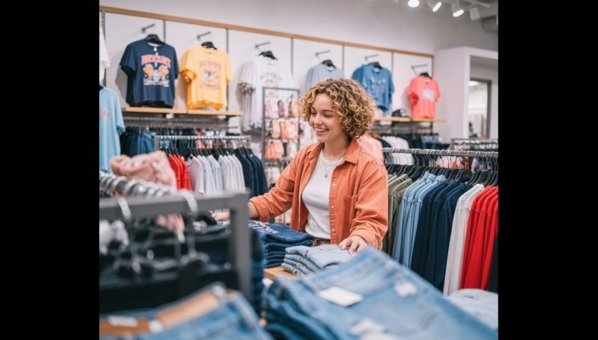 American Eagle is enjoying a stock boost thanks to its ad campaign and support form President Trump.