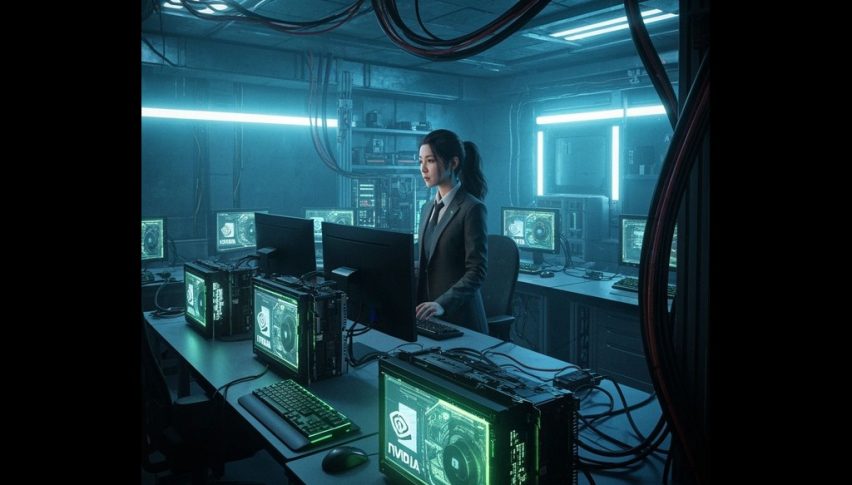 Nvidia stock is slow this week but up overall thanks to the open Chinese market.