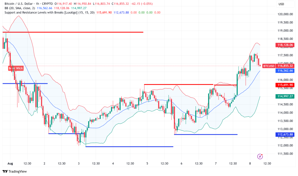 Bitcoin Bulls Target $119K as Technical Indicators Signal Continued Strength