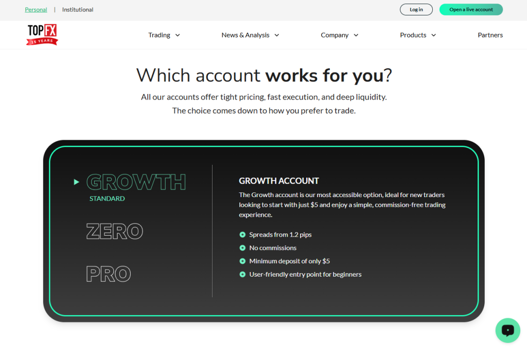 Minimum Deposit and Account Types Minimum Deposit and Account Types