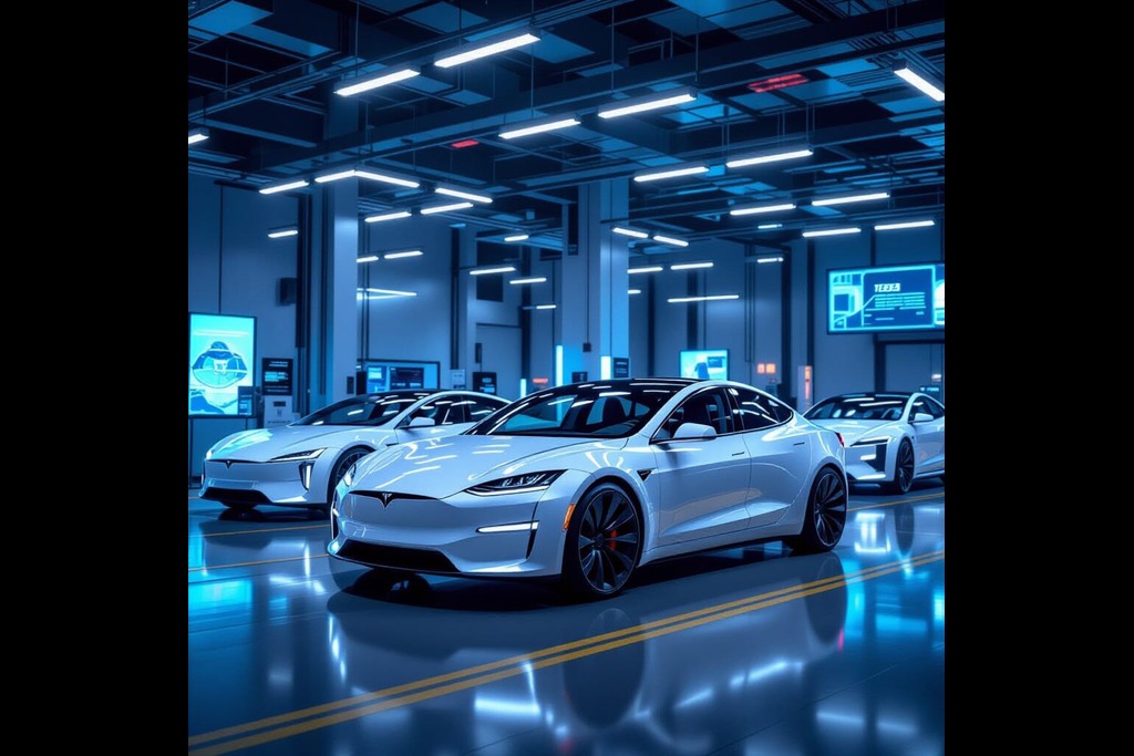 Tesla is getting back to its previous value after a strong week.