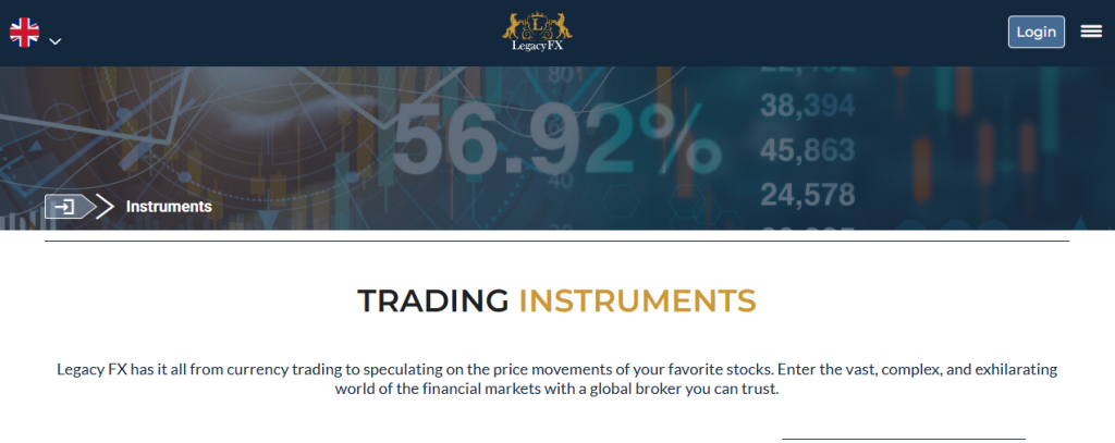 Markets available for Trade Markets available for Trade