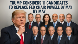 Trump Considers 11 Candidates to Replace Fed Chair Powell by May 2025