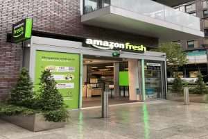Amazon Stock Nears Record High as Grocery Expansion Energizes Investors