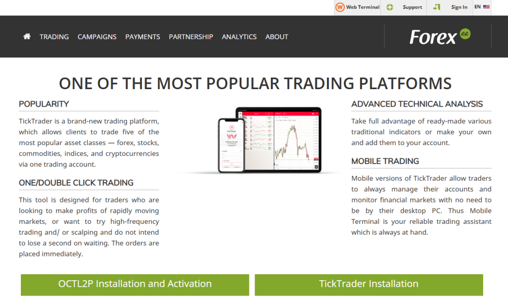 TickTrader Platform TickTrader Platform