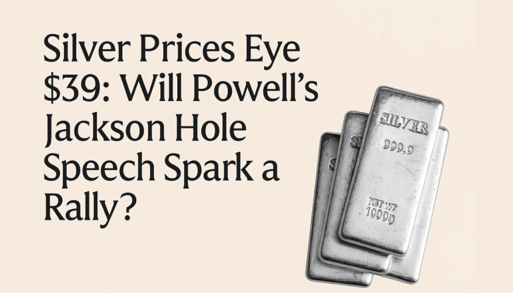 Silver Prices Eye $39: Will Powell's Jackson Hole Speech