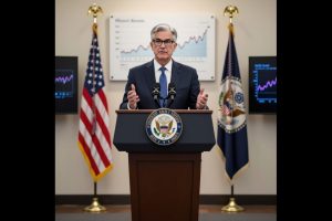 Jerome Powell will be speaking today for the Federal Reserve for the last time.