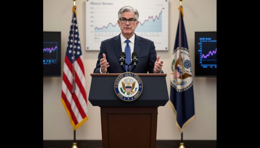 Jerome Powell will be speaking today for the Federal Reserve for the last time.