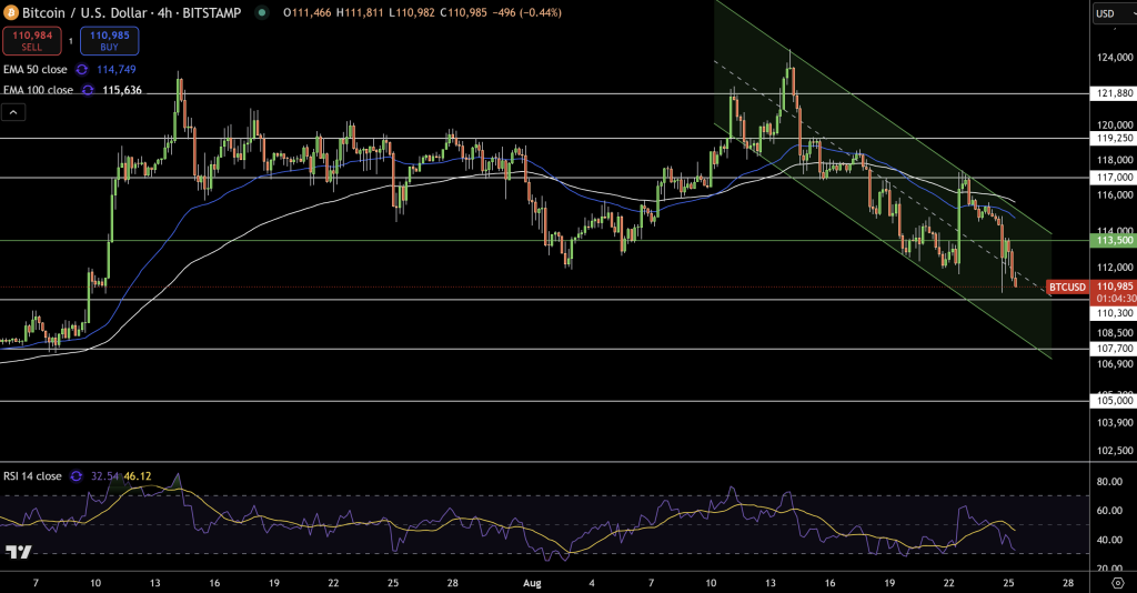 Bitcoin Price Chart - Source: Tradingview