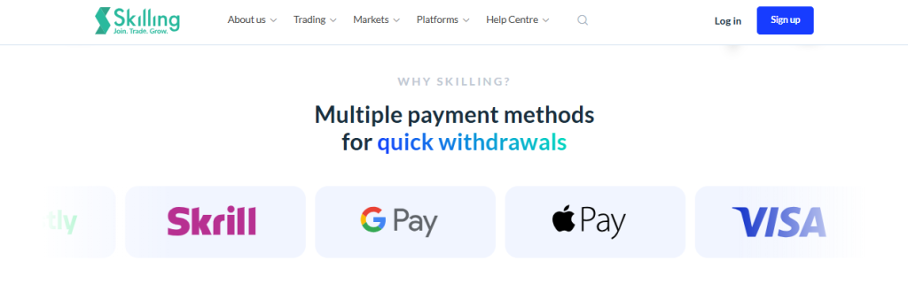 Deposits and Withdrawals