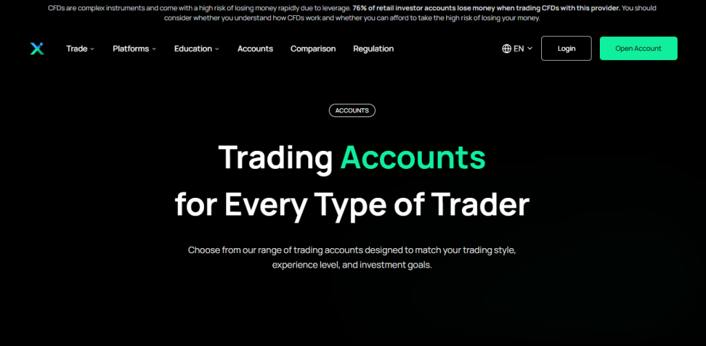 Account Comparison and Features Account Comparison and Features