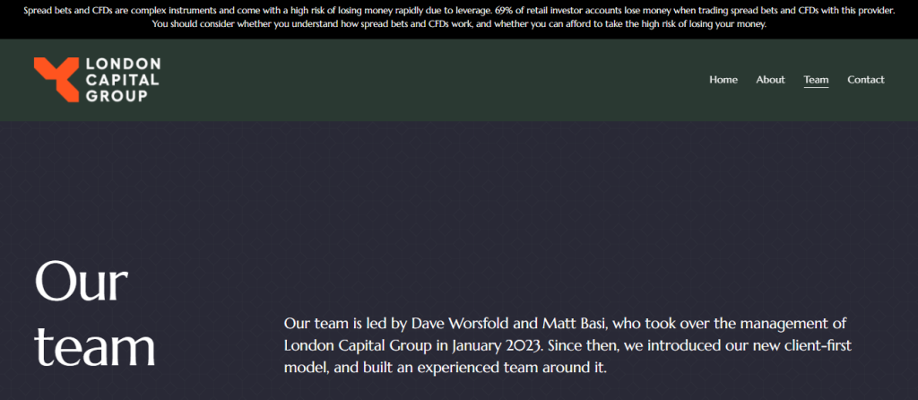 London Capital Group Leadership Review London Capital Group Leadership Review