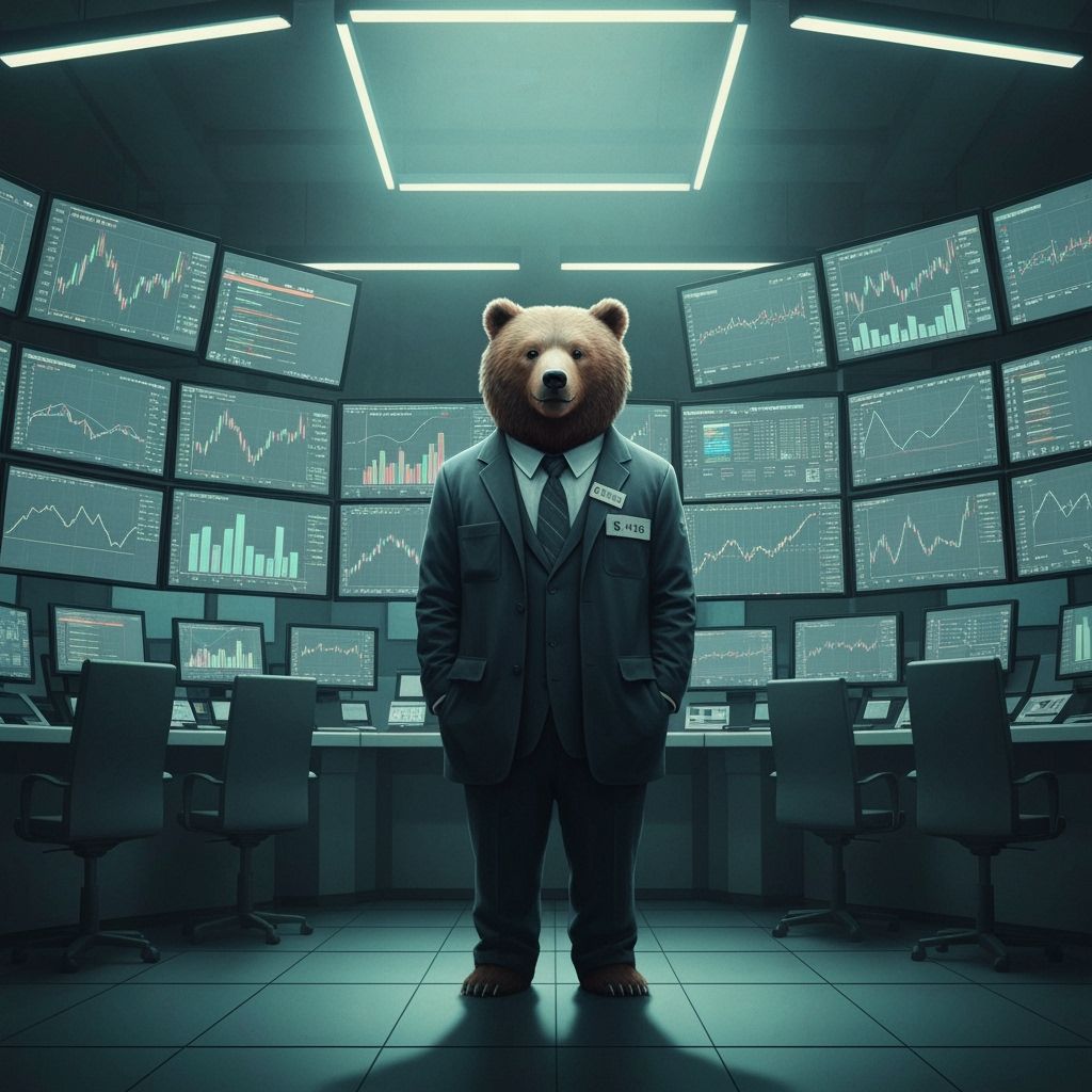 A bear market is following the release of a report.