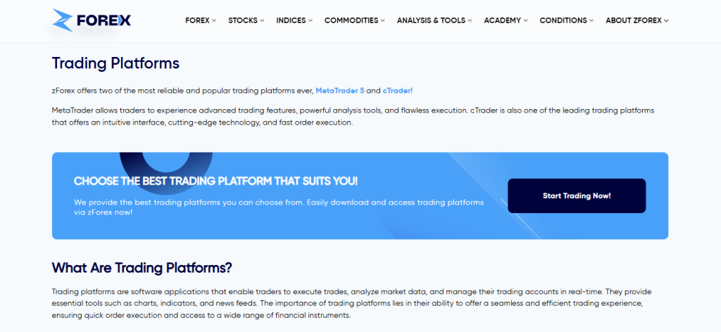 Trading Platforms and Tools Trading Platforms and Tools