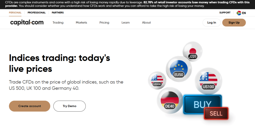 Markets available for Trade Markets available for Trade