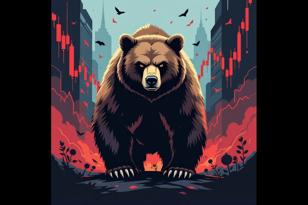 Stocks are looking bearish right now after two days of declines.