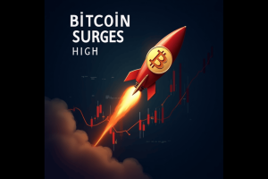 Bitcoin investors surprised by sudden upswing today.