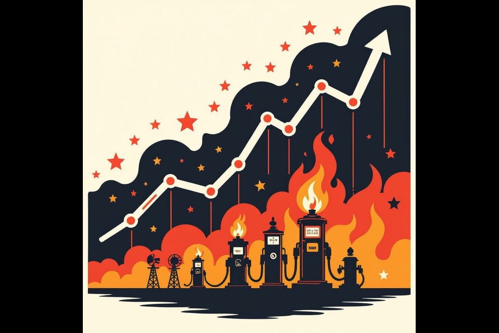 Crude oil and natural gas are higher today than last week.