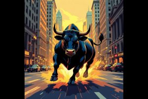 The bullish stock market is being led by AI stocks.