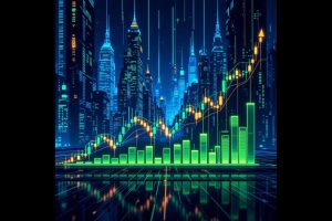 Tech stocks are moving much higher right now thanks to an AI market boom.