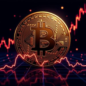 Bitcoin's price falls sharply on Chinese trade tensions.